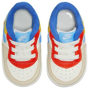 TD嬰幼兒 Nike Force 1 耐磨低筒休閒鞋 白藍 Shop TD嬰幼兒 Nike Force 1 耐磨低筒休閒鞋 白藍