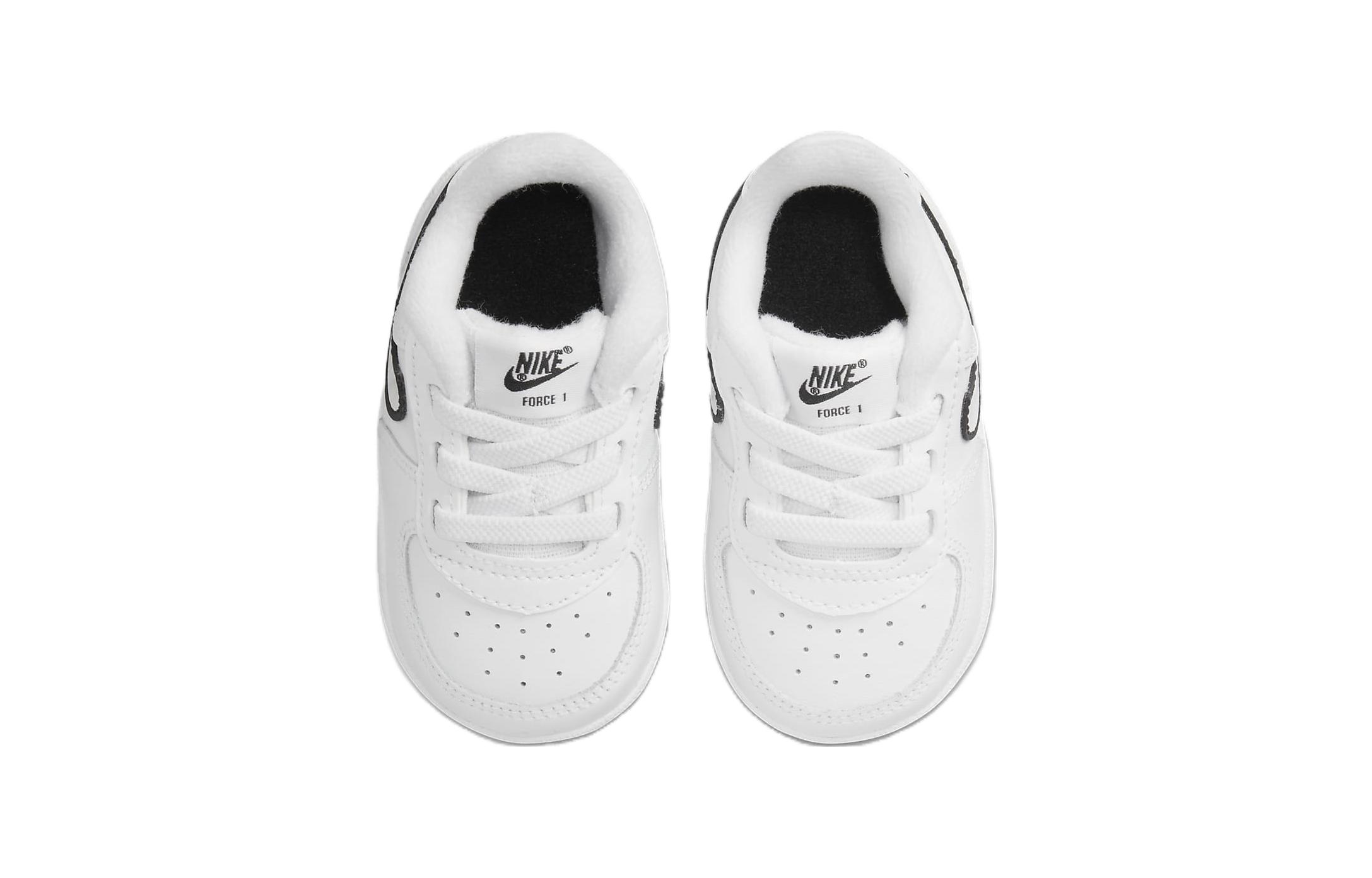 Shop (TD) Nike 空军 1 '白黑' DQ0364-102