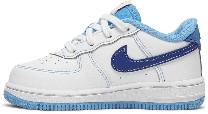 (TD) Nike Force 1 'Putih Universitas Biru' DB1781-100 Lookbook (TD) Nike Force 1 'Putih Universitas Biru' DB1781-100