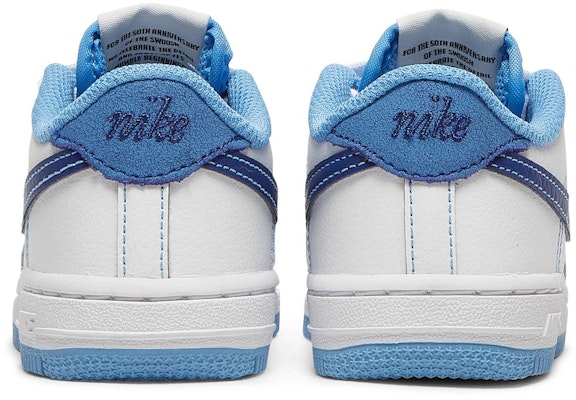 (TD) Nike Force 1 'Putih Universitas Biru' DB1781-100 Details for (TD) Nike Force 1 'Putih Universitas Biru' DB1781-100