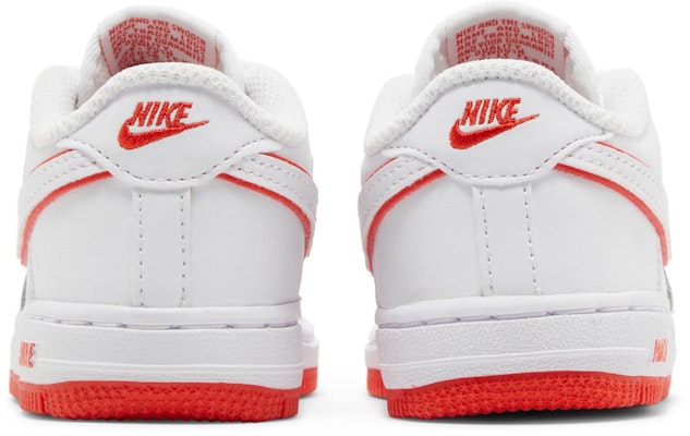 (Toddler) Nike Force 1 Low 'White Picante Red' FJ3486-101 Details for (Toddler) Nike Force 1 Low 'White Picante Red' FJ3486-101