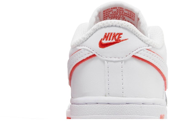 (Toddler) Nike Force 1 Low 'White Picante Red' FJ3486-101 Sizing (Toddler) Nike Force 1 Low 'White Picante Red' FJ3486-101
