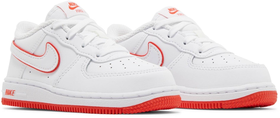 (Toddler) Nike Force 1 Low 'White Picante Red' FJ3486-101 Cheap (Toddler) Nike Force 1 Low 'White Picante Red' FJ3486-101