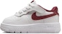 (TD) Nike Force 1 Rendah EasyOn 'Putih Merah Pasukan' FN0236-105