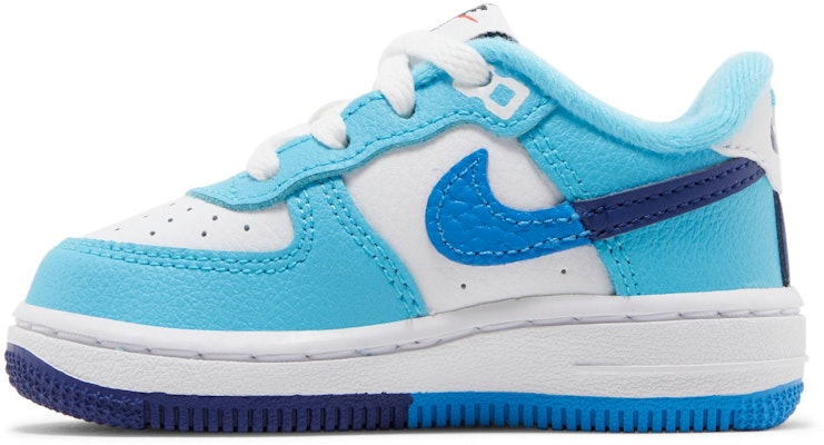 (TD) Nike Force 1 LV8 2 'Split - Azul Claro Foto' DX2165-100 Lookbook (TD) Nike Force 1 LV8 2 'Split - Azul Claro Foto' DX2165-100