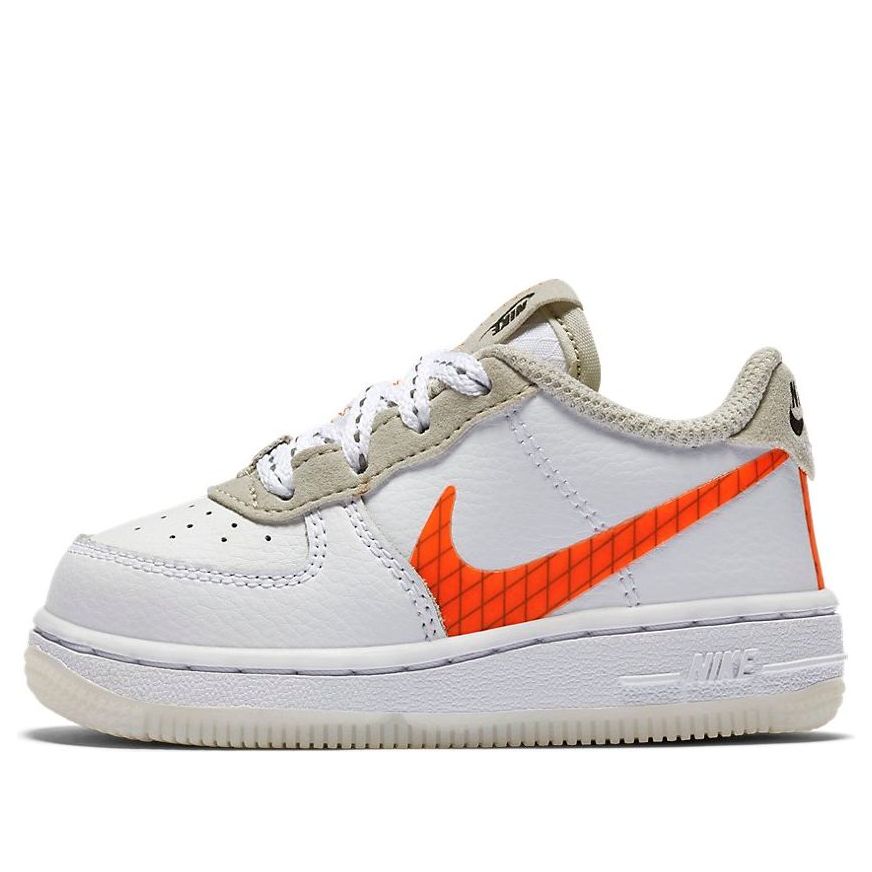 Buy (TD) Nike Force 1 LV8 3 'Blanco Naranja Total' CD7415-100