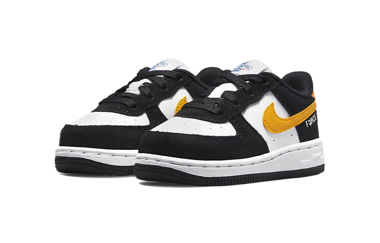 Lookbook (幼童) Nike Force 1 LV8 '黑白深硫磺' DH9787-002