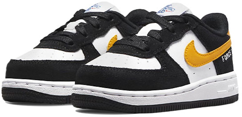 (幼童) Nike Force 1 LV8 '黑白深硫磺' DH9787-002 Lookbook (幼童) Nike Force 1 LV8 '黑白深硫磺' DH9787-002