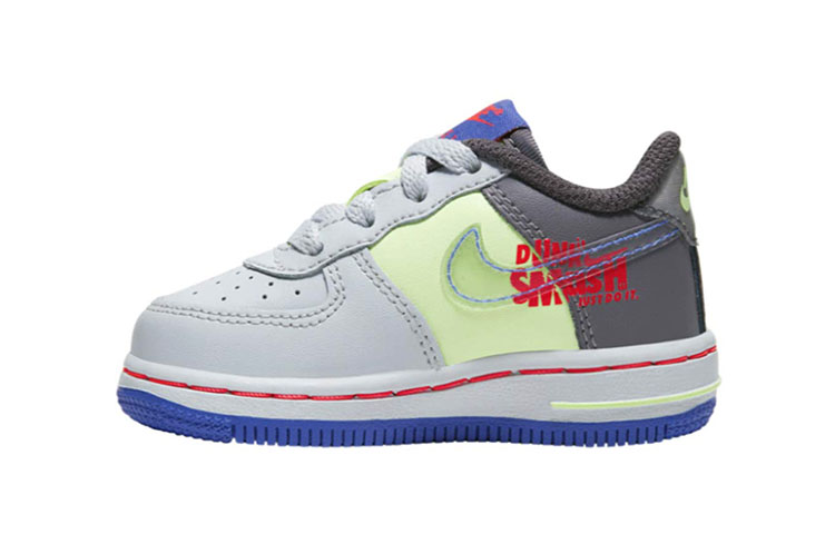 (TD) Nike Force 1 LV8 'Gray Green Blue'