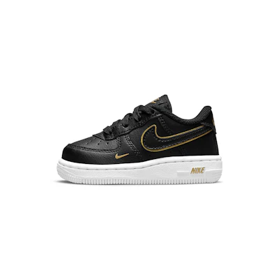 (TD) Nike Force 1 LV8 'Metallic Swoosh Pack - Black'