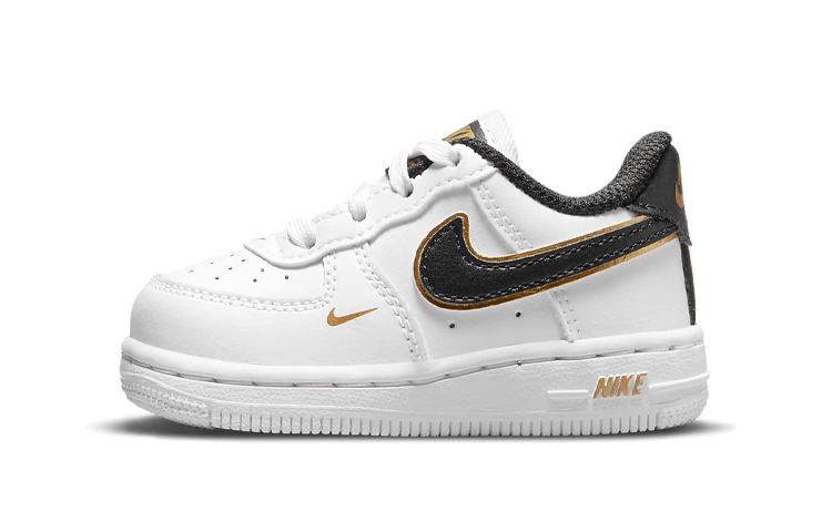 (TD) Nike Force 1 LV8 'Metallic Swoosh Pack - White'