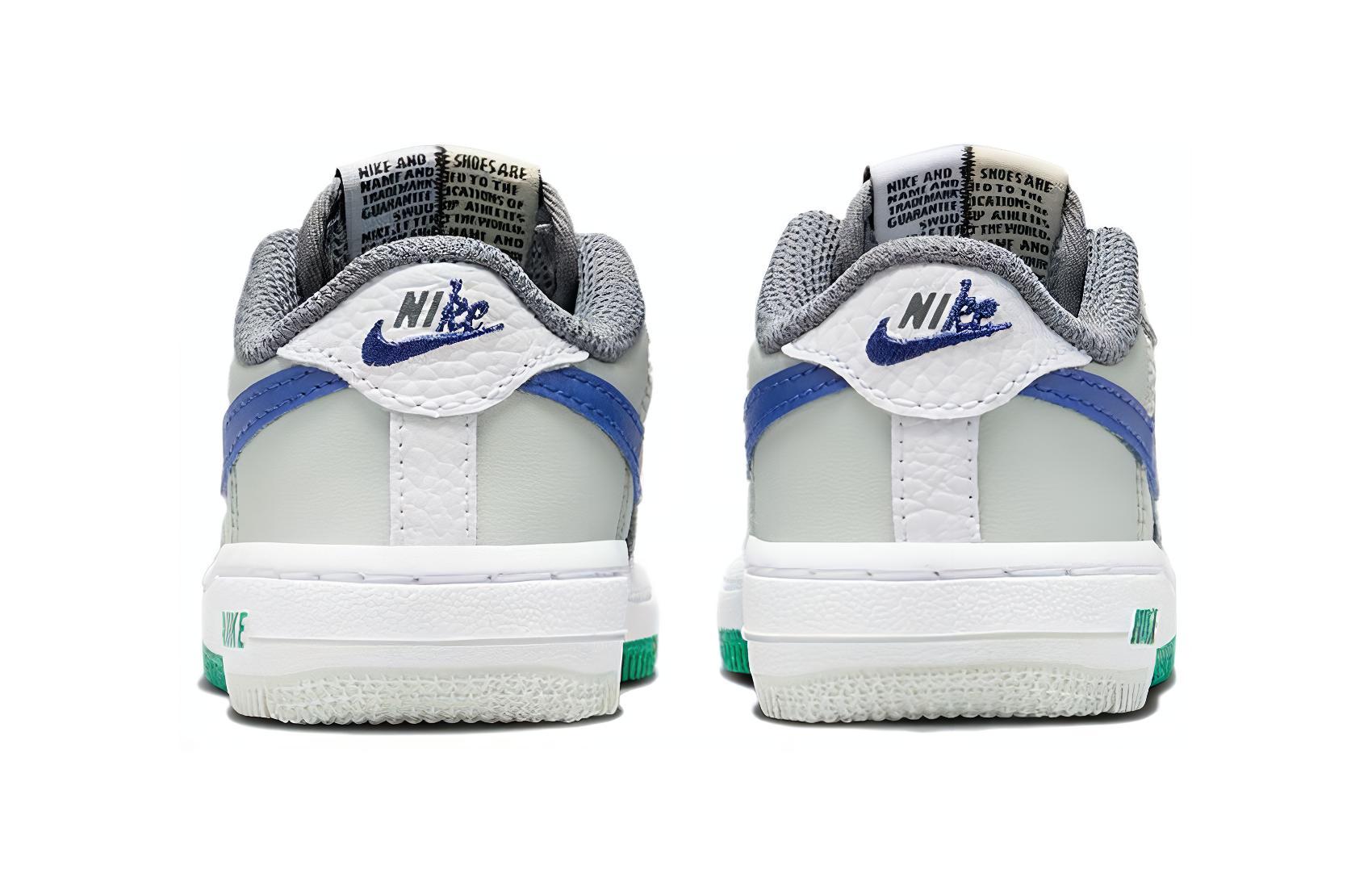 (TD) Nike Force 1 LV8 'Split - Light Silver Deep Royal' 圖 5