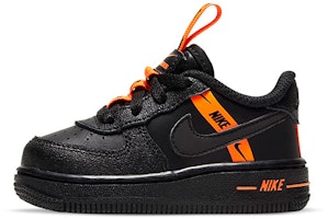 (Toddler) Nike Force 1 LV8 KSA 'Worldwide Pack - Black Total Orange' CT4682-001 (Toddler) Nike Force 1 LV8 KSA 'Worldwide Pack - Black Total Orange' CT4682-001