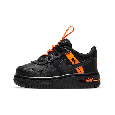 (TD) Nike Force 1 LV8 KSA 'Worldwide Pack - Black Total Orange'