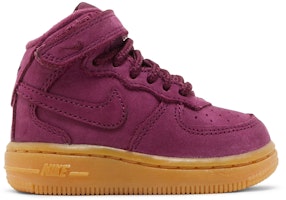(Toddler) Nike Force 1 Mid WB 'Bordeaux' AH0757-600 (Toddler) Nike Force 1 Mid WB 'Bordeaux' AH0757-600