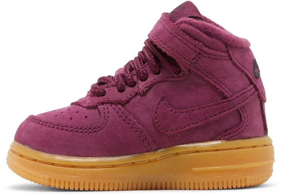 (Toddler) Nike Force 1 Mid WB 'Bordeaux' AH0757-600 Lookbook (Toddler) Nike Force 1 Mid WB 'Bordeaux' AH0757-600