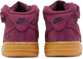 TD嬰童 Nike Air Force 1 Mid WB 酒紅色 Details for TD嬰童 Nike Air Force 1 Mid WB 酒紅色