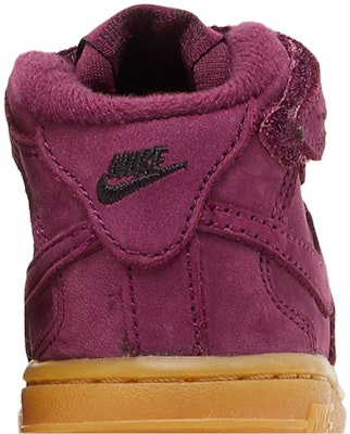 (Toddler) Nike Force 1 Mid WB 'Bordeaux' AH0757-600 Sizing (Toddler) Nike Force 1 Mid WB 'Bordeaux' AH0757-600