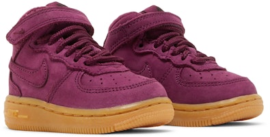 TD嬰童 Nike Air Force 1 Mid WB 酒紅色 Cheap TD嬰童 Nike Air Force 1 Mid WB 酒紅色