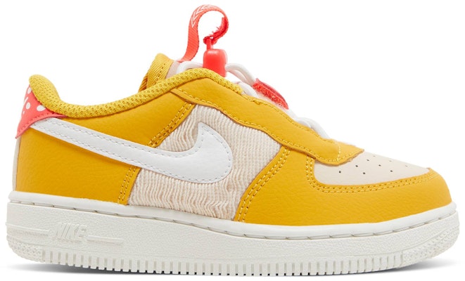 (Toddler) Nike Force 1 Toggle SE 'Yellow Ochre Pearl White' DQ0366-700 Buy (Toddler) Nike Force 1 Toggle SE 'Yellow Ochre Pearl White' DQ0366-700