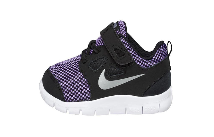 (Toddler) Nike Free 5 LE 'Black Purple' 631566-001