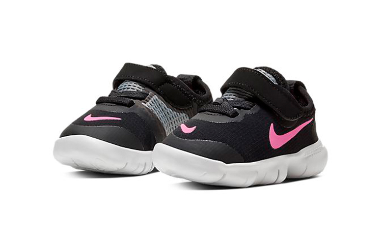 Lookbook (TD) Nike Free RN 5.0 ''Zwart Grijs Pink Glow'' CJ2080-001