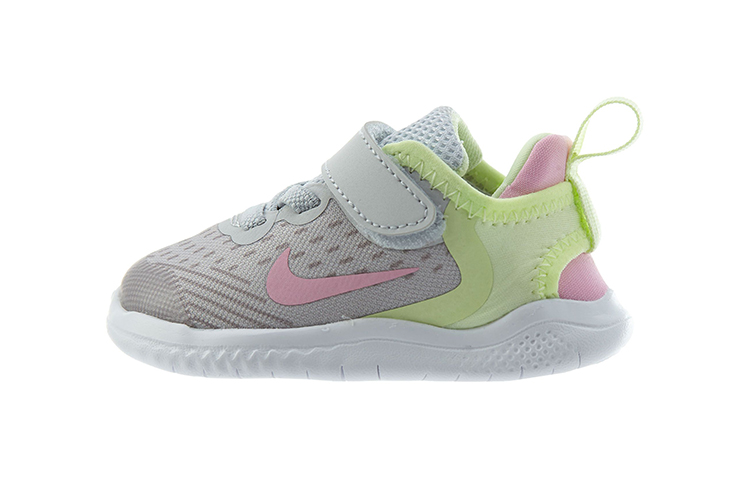 (Toddler) Nike Free RN Low-Top Running Shoes Gray/Pink AH3456-002