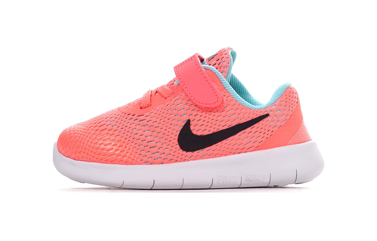 (Toddler) Nike Free Rn Sneakers Orange 'White Green' 834042-601