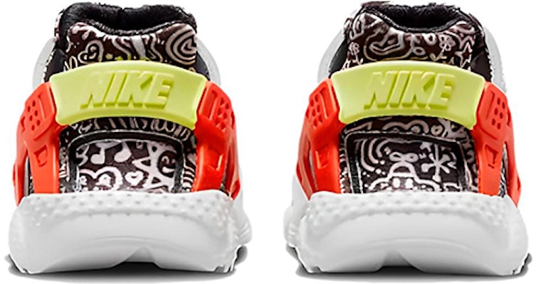 嬰童 Nike Huarache TD 經典復古 減震防滑耐磨 低筒 跑步鞋 白黑紅 Shop 嬰童 Nike Huarache TD 經典復古 減震防滑耐磨 低筒 跑步鞋 白黑紅