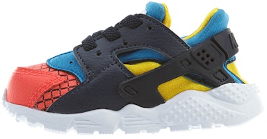 (Toddler) Nike Huarache Low-Top Running Shoes Blue/Black/Orange BQ7098-600 (Toddler) Nike Huarache Low-Top Running Shoes Blue/Black/Orange BQ7098-600