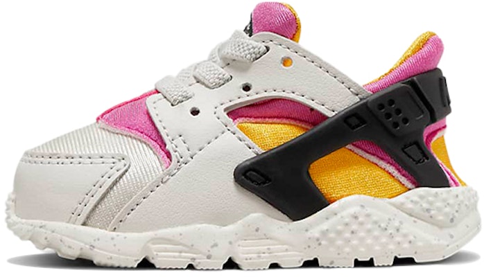TD嬰童 Nike Huarache Run 華萊士 復古低筒跑步鞋 灰粉黃 Buy TD嬰童 Nike Huarache Run 華萊士 復古低筒跑步鞋 灰粉黃