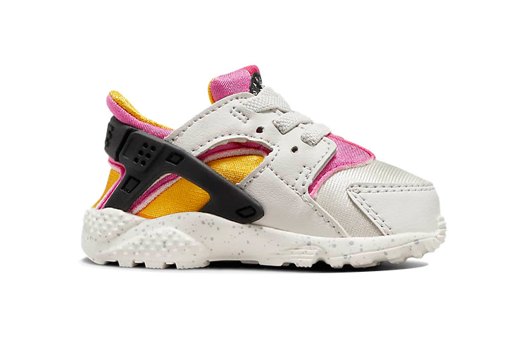 Order TD嬰童 Nike Huarache Run 華萊士 復古低筒跑步鞋 灰粉黃