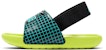 (TD) Nike Kawa SE Selipar Hitam/Biru/Hijau CW1658-001