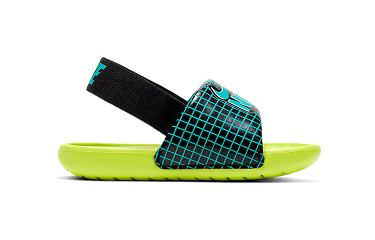 Order (TD) Nike Kawa SE Selipar Hitam/Biru/Hijau CW1658-001