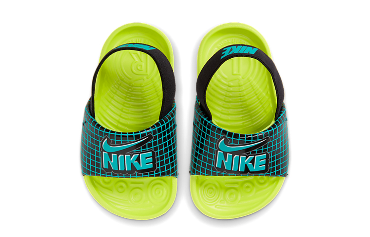 Lookbook (TD) Nike Kawa SE Selipar Hitam/Biru/Hijau CW1658-001