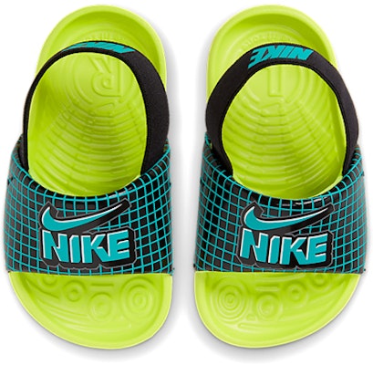 (Toddler) Nike Kawa SE Slippers Black/Blue/Green CW1658-001 Lookbook (Toddler) Nike Kawa SE Slippers Black/Blue/Green CW1658-001