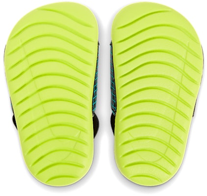 (Toddler) Nike Kawa SE Slippers Black/Blue/Green CW1658-001 Shop (Toddler) Nike Kawa SE Slippers Black/Blue/Green CW1658-001