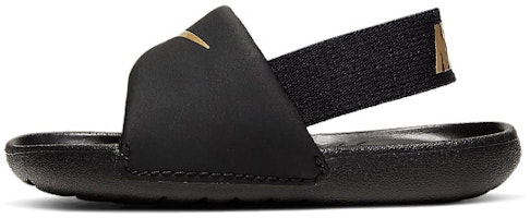 (Toddler) Nike Kawa Slide 'Black Metallic Gold' BV1094-003 (Toddler) Nike Kawa Slide 'Black Metallic Gold' BV1094-003