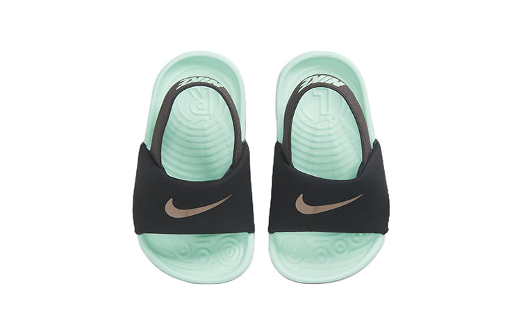 Lookbook (TD) ナイキ カワ スライド "オフノワール/ミント" BV1094-010