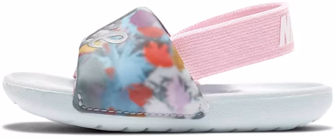 (Toddler) Nike Kawa Slide SE Flowers Stylish Cozy Sports Slippers Pink Gray CZ8507-001 (Toddler) Nike Kawa Slide SE Flowers Stylish Cozy Sports Slippers Pink Gray CZ8507-001