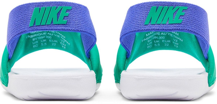 (TD) Nike Kawa Slide 'Verde Estadio' BV1094-300 Details for (TD) Nike Kawa Slide 'Verde Estadio' BV1094-300