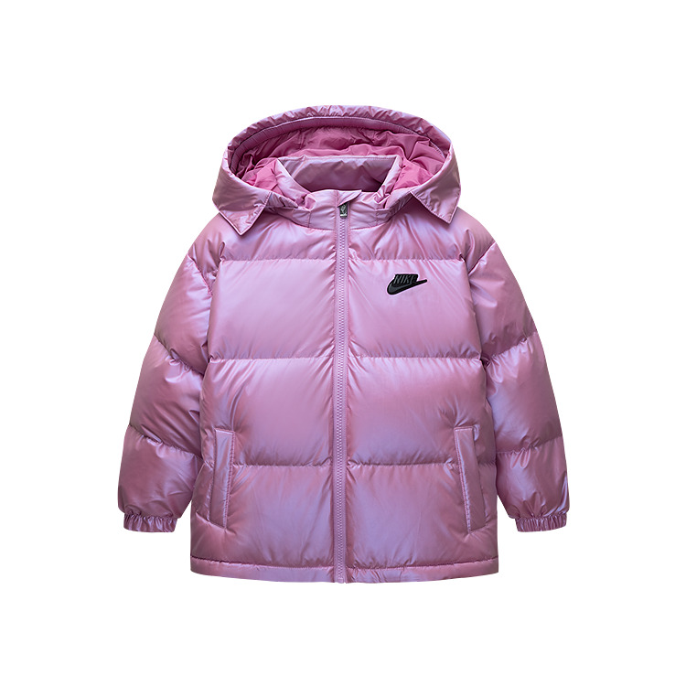 (Toddler) Nike Kids' Down Jacket Moonstone Purple with Removable Hood - Warm & Cozy Casual NY2442053PS-002