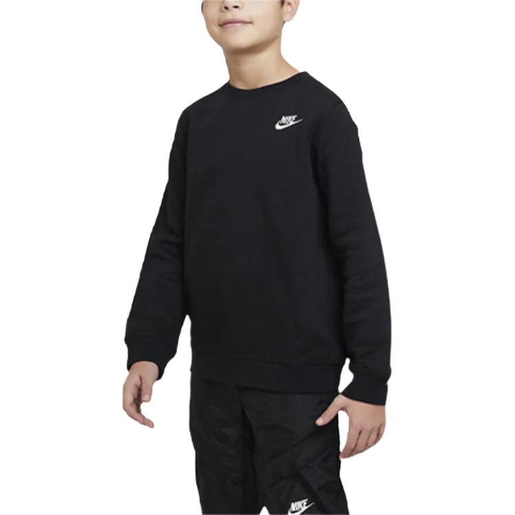 (Toddler) Nike Kids Sportswear Club Fleece Crewneck Pullover with Logo - Child Size Sweater DX5081-010