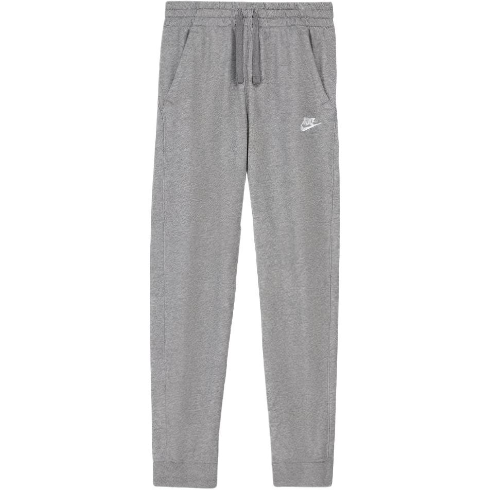 (Toddler) Nike Kids Sportswear Club Logo Embroidered Knit Joggers Boys' Grey Pants DA0864-091