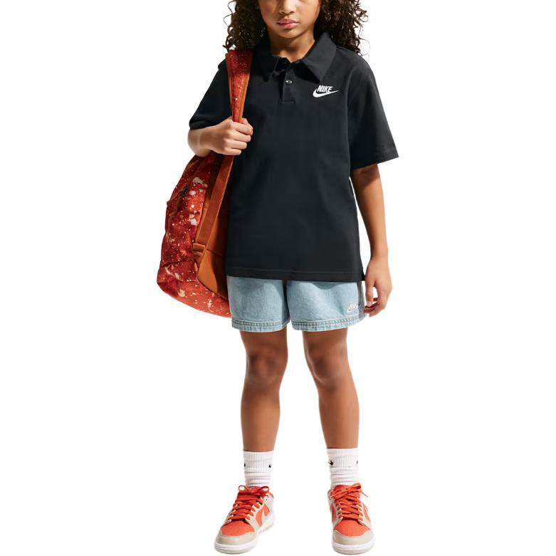 (Toddler) Nike Kids Sportswear Club Loose-Fit Polo Shirt with Embroidered Logo. IF2841-010