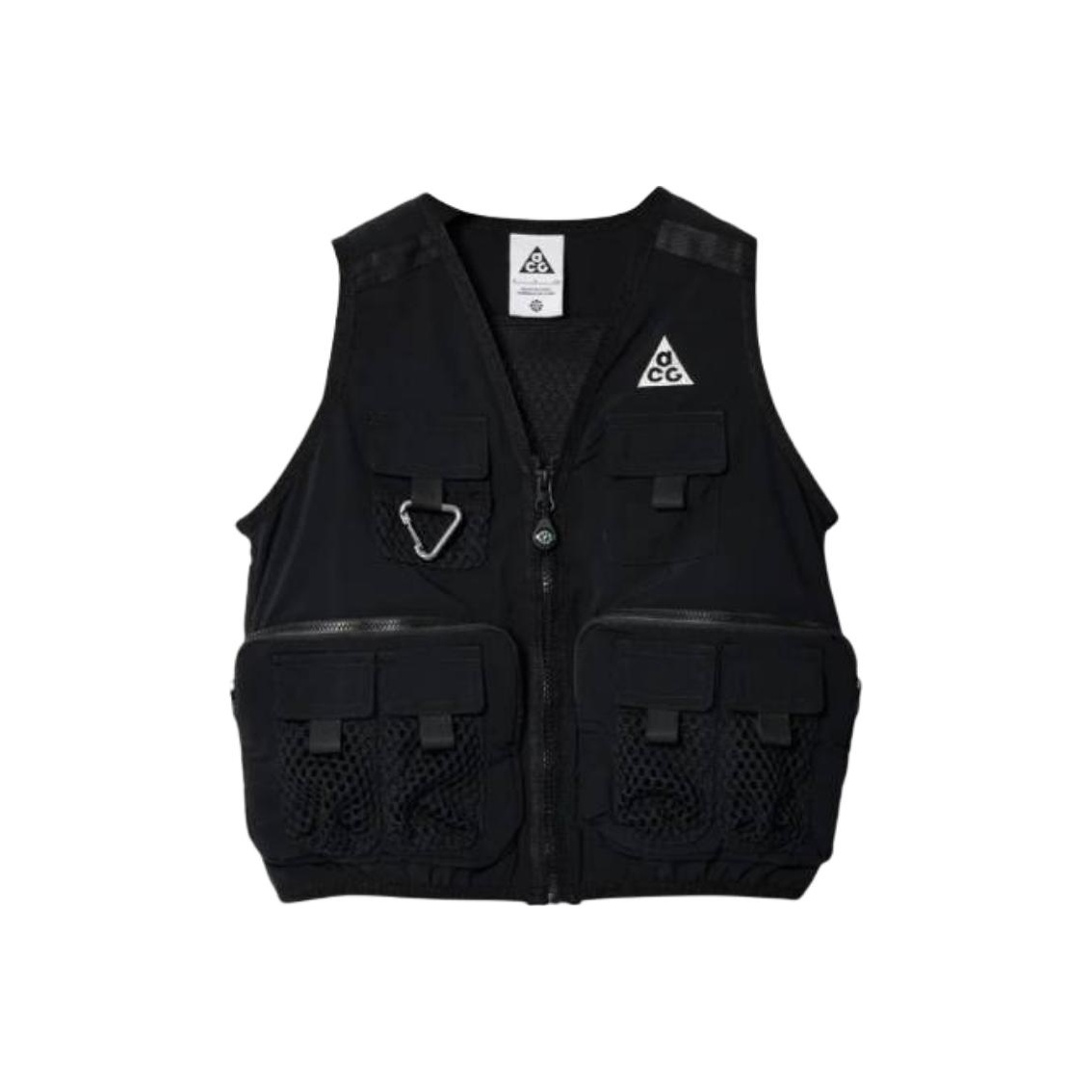(Toddler) Nike Kids V-Neck Logo Zip Sleeveless Vest FB1303-010
