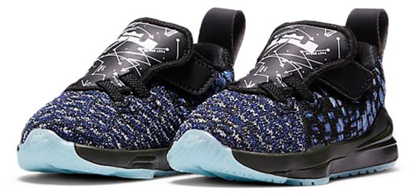 嬰童 Nike Lebron 17 低筒 籃球鞋 藍黑 Lookbook 嬰童 Nike Lebron 17 低筒 籃球鞋 藍黑
