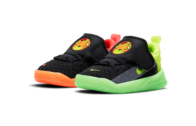Lookbook TD嬰童 Nike Lebron 18 黑綠橙