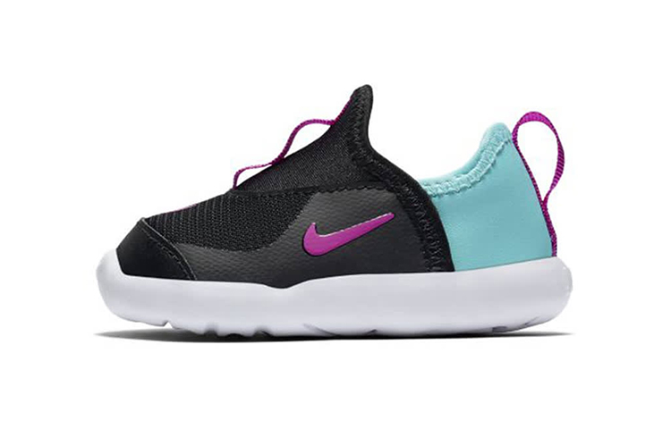 (Toddler) Nike Lil' Swoosh 'Black Purple Teal' AQ3113-005