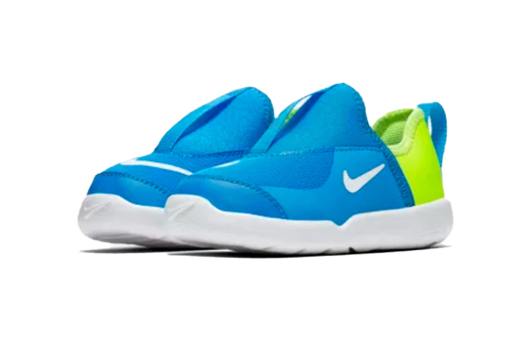 Lookbook (TD) Nike Lil'' Swoosh Low-Top Laufschuhe /Grün ''Blau'' AQ3113-400